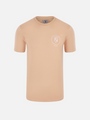 Sand Beige Embroidered T-shirt